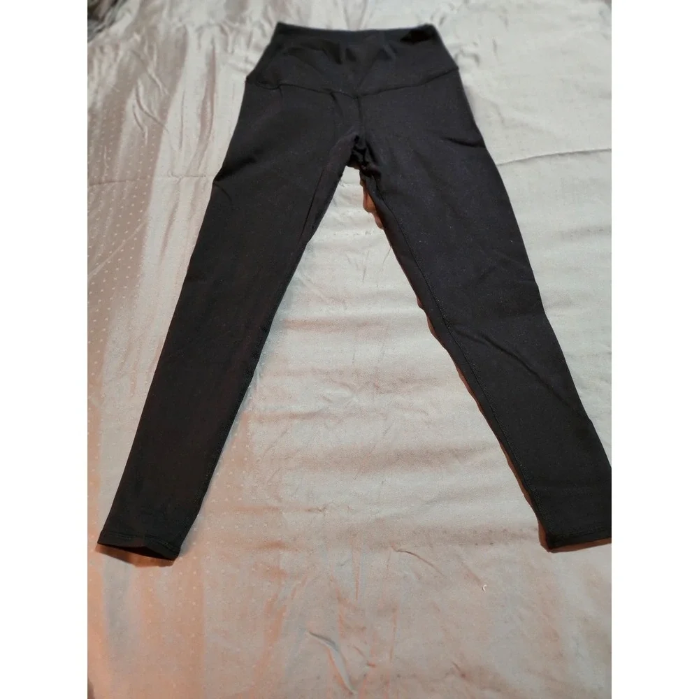 Alo Yoga High Waist Leggings Black Womens Activewear Yoga Pants W5475R Size XS